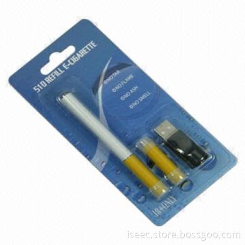 Electronic Cigarette, Rechargeable Disposable E-cigarette 510 (Blister D001)